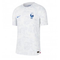 Billiga Frankrike Kylian Mbappe #10 Borta fotbollskläder VM 2022 Kortärmad